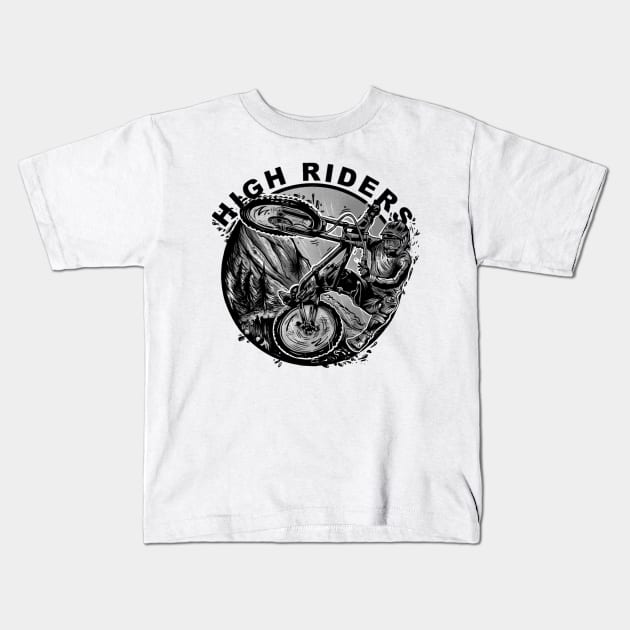 High rider Kids T-Shirt by Blunts